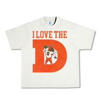 Pistachio i love the d broncos football quote Urban Heavy Tee - PixelWave