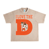 French Oak i love the d broncos football quote Urban Heavy Tee - PixelWave