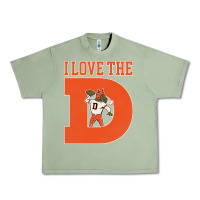 Oil Green i love the d broncos football quote Urban Heavy Tee - PixelWave