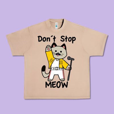 Don´t Stop Meow Urban Heavy Tee Designed By Pixelwave