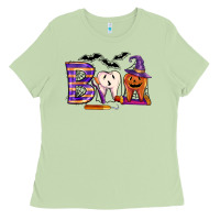 Matcha dental boo halloween Ladies Tee - LillyAllenDesigns