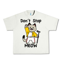 Pistachio Don´t Stop Meow Urban Heavy Tee - PixelWave