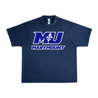 Navy marymount university vectorized Urban Heavy Tee - PixelWave