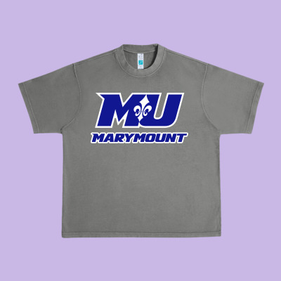 Marymount University Vectorized Urban Heavy Tee Designed By Pixelwave