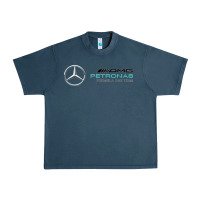 Midnight Navy mercedis f1 Urban Heavy Tee - PixelWave