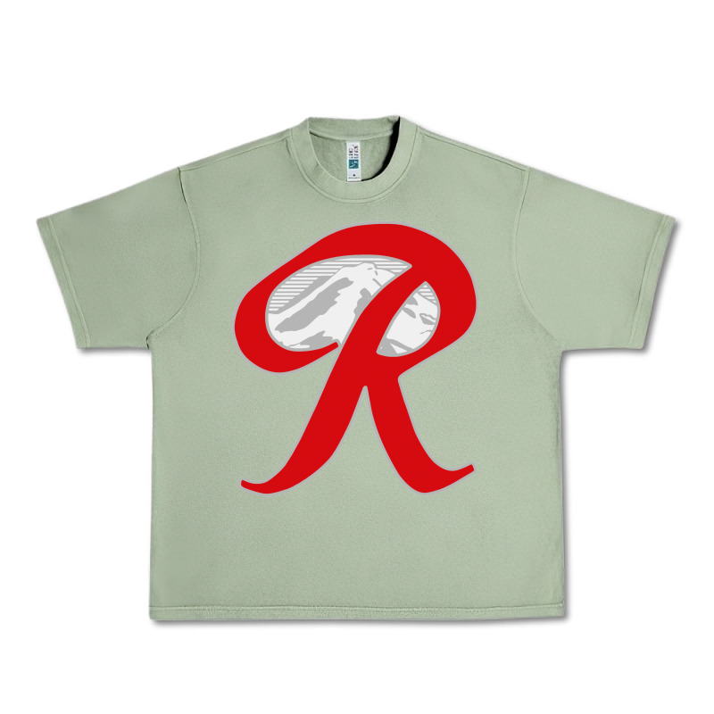 Men Rainier Beer Capital R Mountain Urban Heavy Tee by PixelWave | Teevron
