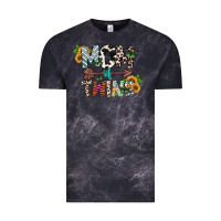 Cloud Black mom of twins Vintage Tee - CowhideDigitalArt
