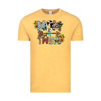 Vintage Mustard mom of twins Vintage Tee - CowhideDigitalArt
