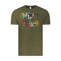 Vintage Olive mom of twins Vintage Tee - CowhideDigitalArt