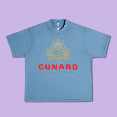Luxury Cruises Cunard Urban Heavy Tee Designed By Pixelwave