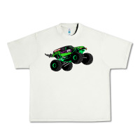 Pistachio monster truck grave digger Urban Heavy Tee - PixelWave