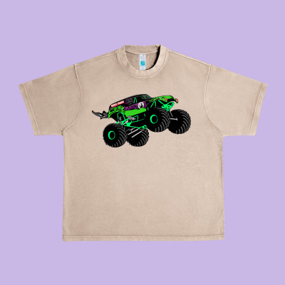 Monster Truck Grave Digger Urban Heavy Tee Designed By Pixelwave