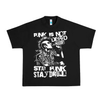 Black Stay Punk Stay Drunk Urban Heavy Tee - PixelWave