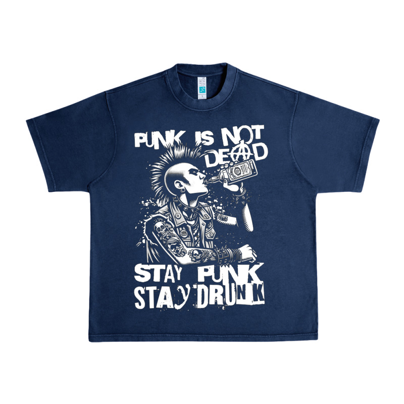 Stay Punk Stay Drunk Urban Heavy Tee by PixelWave | Teevron