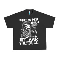 Pigment Black Stay Punk Stay Drunk Urban Heavy Tee - PixelWave