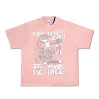 Salmon Stay Punk Stay Drunk Urban Heavy Tee - PixelWave
