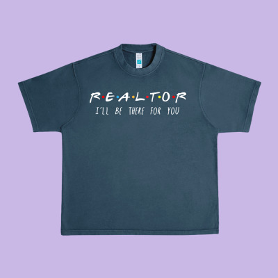 Realtor I'll Be There For You Long Sleeve Urban Heavy Tee Designed By Pixelwave