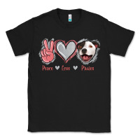 Black Peace Love Pitties Classic Tee - Jasminsmagicworld