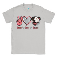 Moon Dust Peace Love Pitties Classic Tee - Jasminsmagicworld