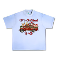 Grape Ice it's christmas y'all truck with farm animals Urban Heavy Tee - RanaPortraitStore