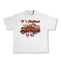 Lunar Rock it's christmas y'all truck with farm animals Urban Heavy Tee - RanaPortraitStore