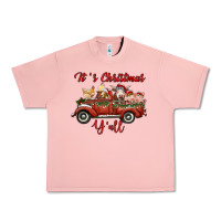 Salmon it's christmas y'all truck with farm animals Urban Heavy Tee - RanaPortraitStore