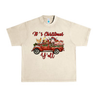 Sandshell it's christmas y'all truck with farm animals Urban Heavy Tee - RanaPortraitStore