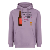Lavender HOME IS WHERE THE WINE IS Heavyweight Hoodie - Bettercallsaul