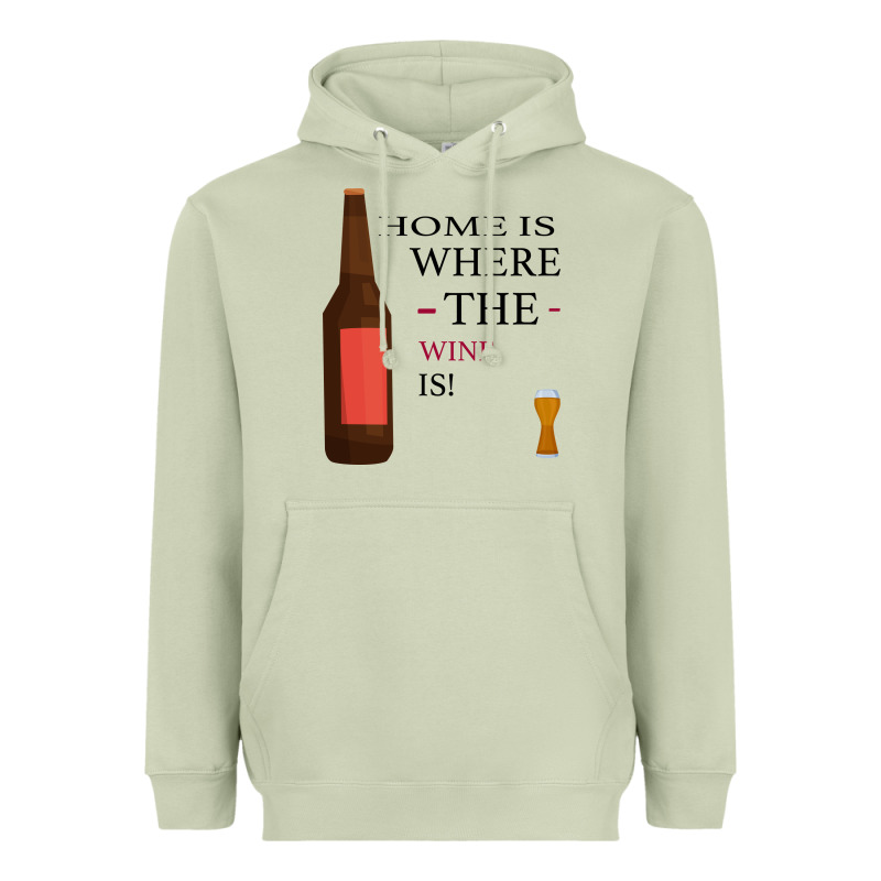 Home Is Where The Wine Is Heavyweight Hoodie by Bettercallsaul | Teevron