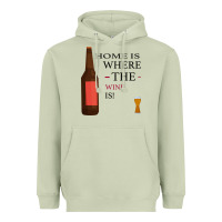 Matcha HOME IS WHERE THE WINE IS Heavyweight Hoodie - Bettercallsaul