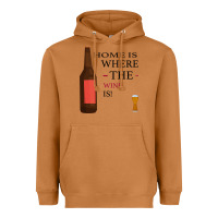 Meerkat HOME IS WHERE THE WINE IS Heavyweight Hoodie - Bettercallsaul