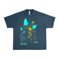 Midnight Navy Spacegodzilla Urban Heavy Tee - PixelWave