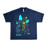 Navy Spacegodzilla Urban Heavy Tee - PixelWave