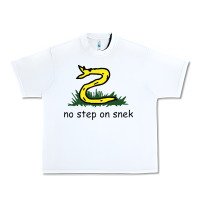 White no step on snek,libertarian,tumblr,meme,funny,polotics,no step,on,snek Urban Heavy Tee - PixelWave