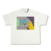 Pistachio The Simpsons Old Man Yells At Cloud Newspaper V1 Urban Heavy Tee - PixelWave