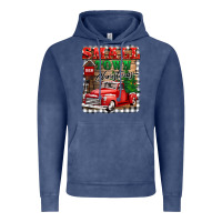 Vintage Denim small town christmas Vintage Hoodie - BarkalooDesign