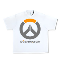White overwatch Urban Heavy Tee - PixelWave