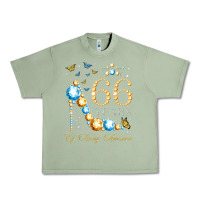 Oil Green 66th birthday 66 years of being awesome 66 years old woman Urban Heavy Tee - PixelWave