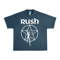 Midnight Navy Rush Explosion Urban Heavy Tee - PixelWave