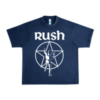 Navy Rush Explosion Urban Heavy Tee - PixelWave