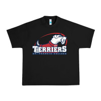 Black st. francis terriers(SFC), brooklyn Urban Heavy Tee - PixelWave