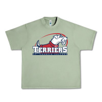 Oil Green st. francis terriers(SFC), brooklyn Urban Heavy Tee - PixelWave