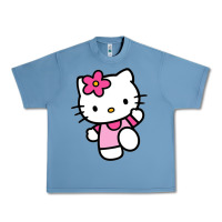 Pebble Blue kitty Urban Heavy Tee - PixelWave