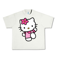 Pistachio kitty Urban Heavy Tee - PixelWave