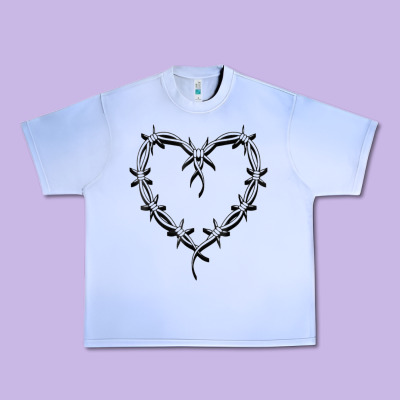 Bichota Heart For Women,cute Music T Shirt Urban Heavy Tee Designed By Pixelwave