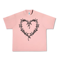 Salmon bichota heart for women,cute music t shirt Urban Heavy Tee - PixelWave