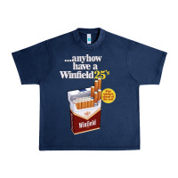 Navy Anyhow Have A Winfield 25s Classic Urban Heavy Tee - PixelWave
