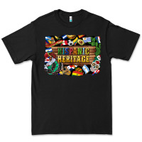 Black hispanic heritage flags Premium Tee - BundleAndBundleShop