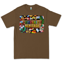 Cacao hispanic heritage flags Premium Tee - BundleAndBundleShop