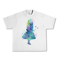 Lunar Rock watercolor splatter alice in wonderland t shirt design Urban Heavy Tee - PixelWave